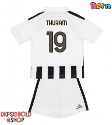Juventus Khephren Thuram #19 Hjemmebanesæt Børn 2026-27 Kort ærmer (+ korte bukser)